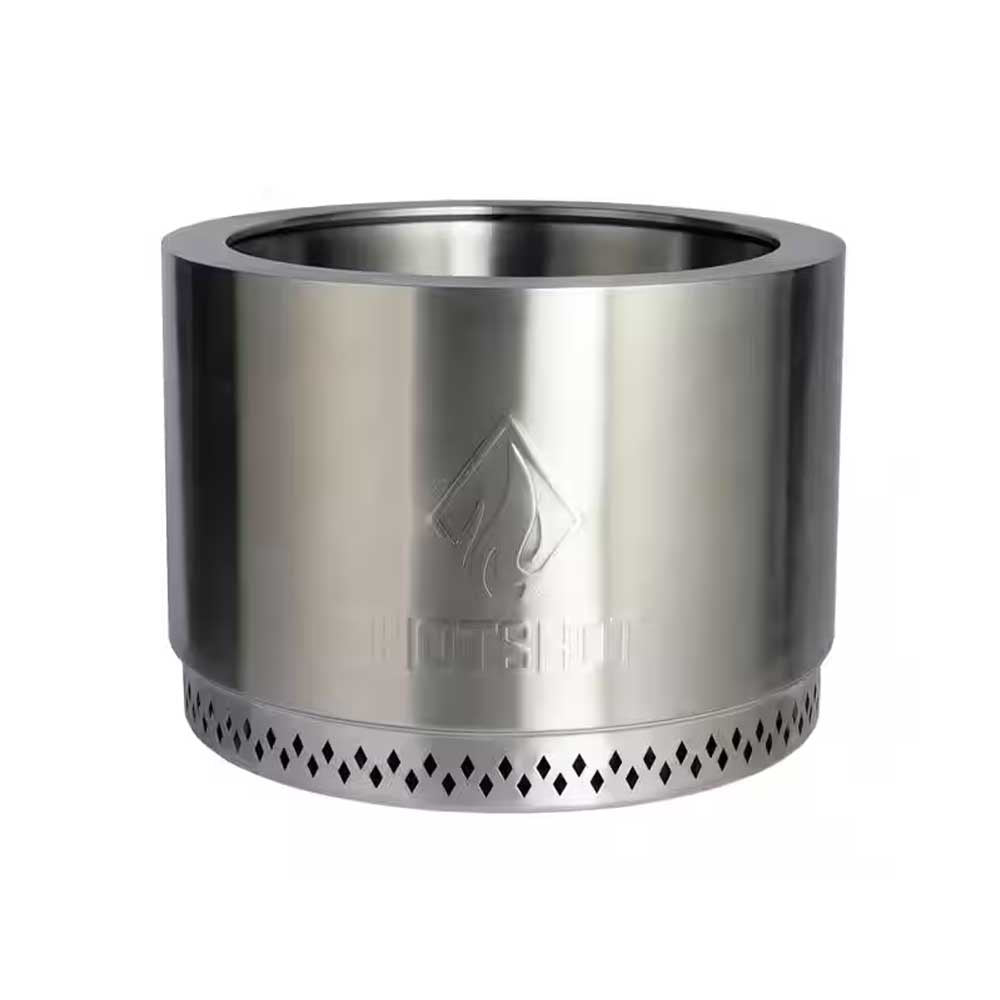 HotShot Explorer Portable Low Smoke 19.5" Round Wood Burning Fire Pit