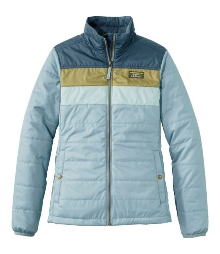 L.L. Bean Women's Mountain Classic Puffer Jacket, Colorblock