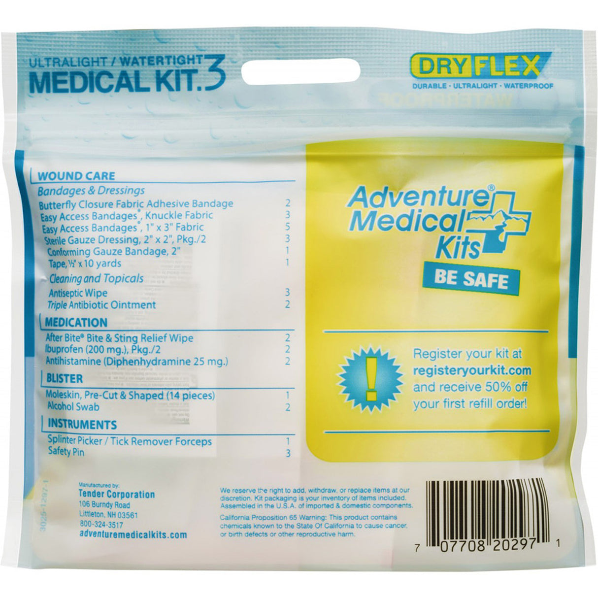 Adventure Medical Kits Ultralight Watertight .3 Medical Kit