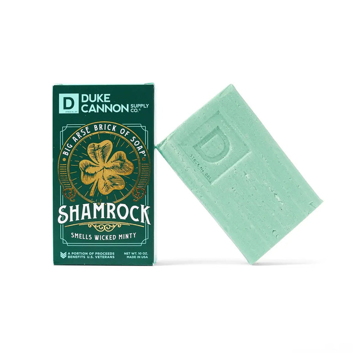 Duke Cannon Shamrock Big Arse Brick of Soap