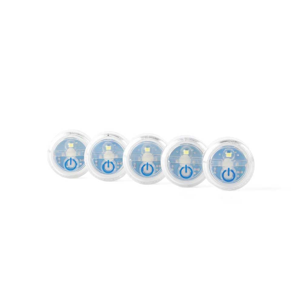 LuxPro Waterproof Micro LED Puck Lights 5 Pack