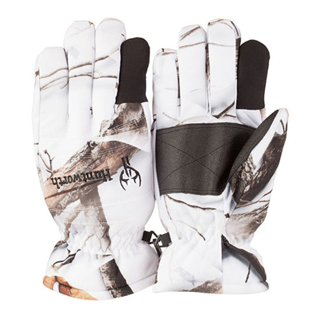 Huntworth Men's Snow Camo Heavy Weight Classic Hunting Glove