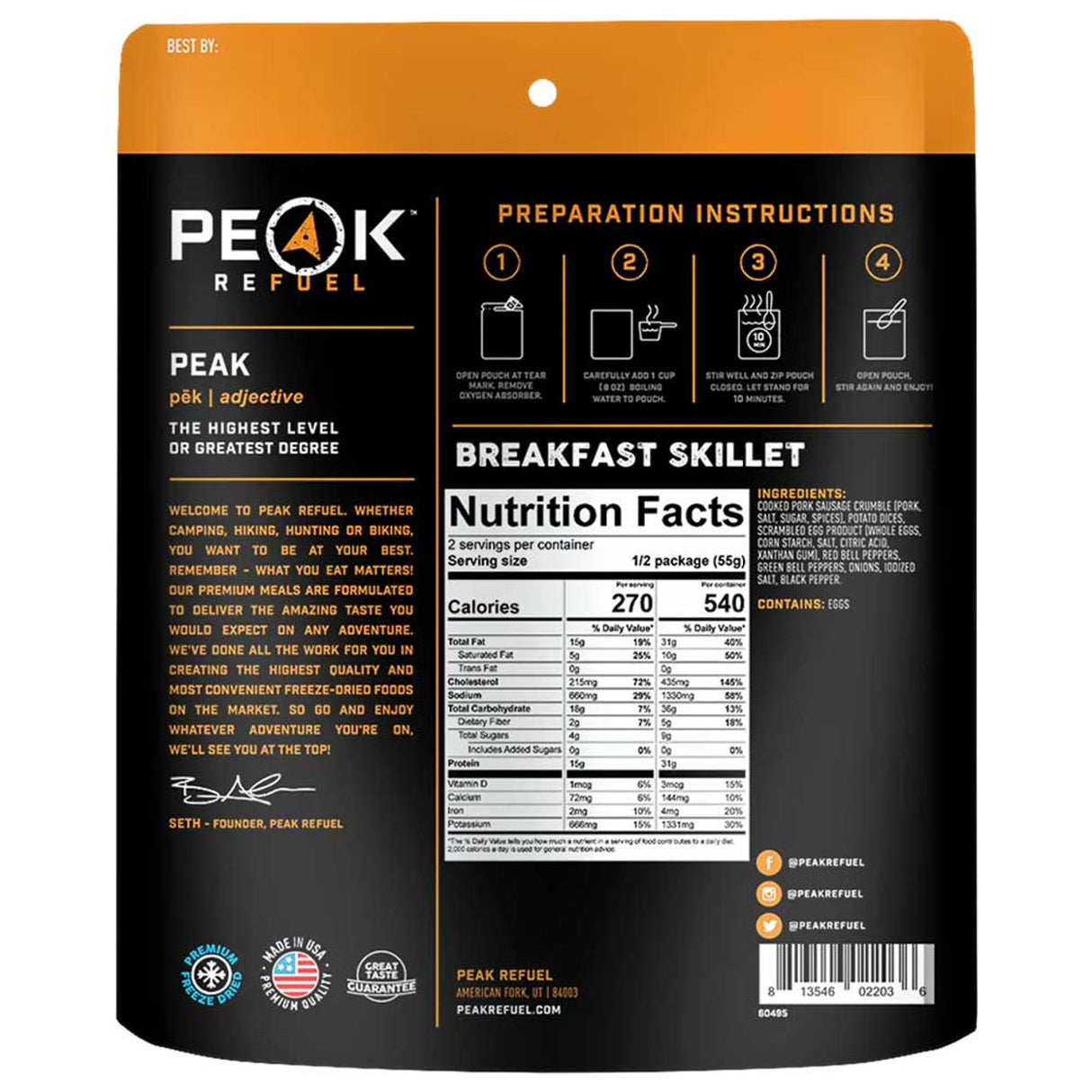 Peak Refuel Breakfast Skillet