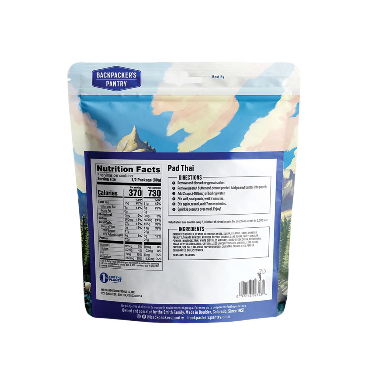 Backpacker's Pantry Pad Thai