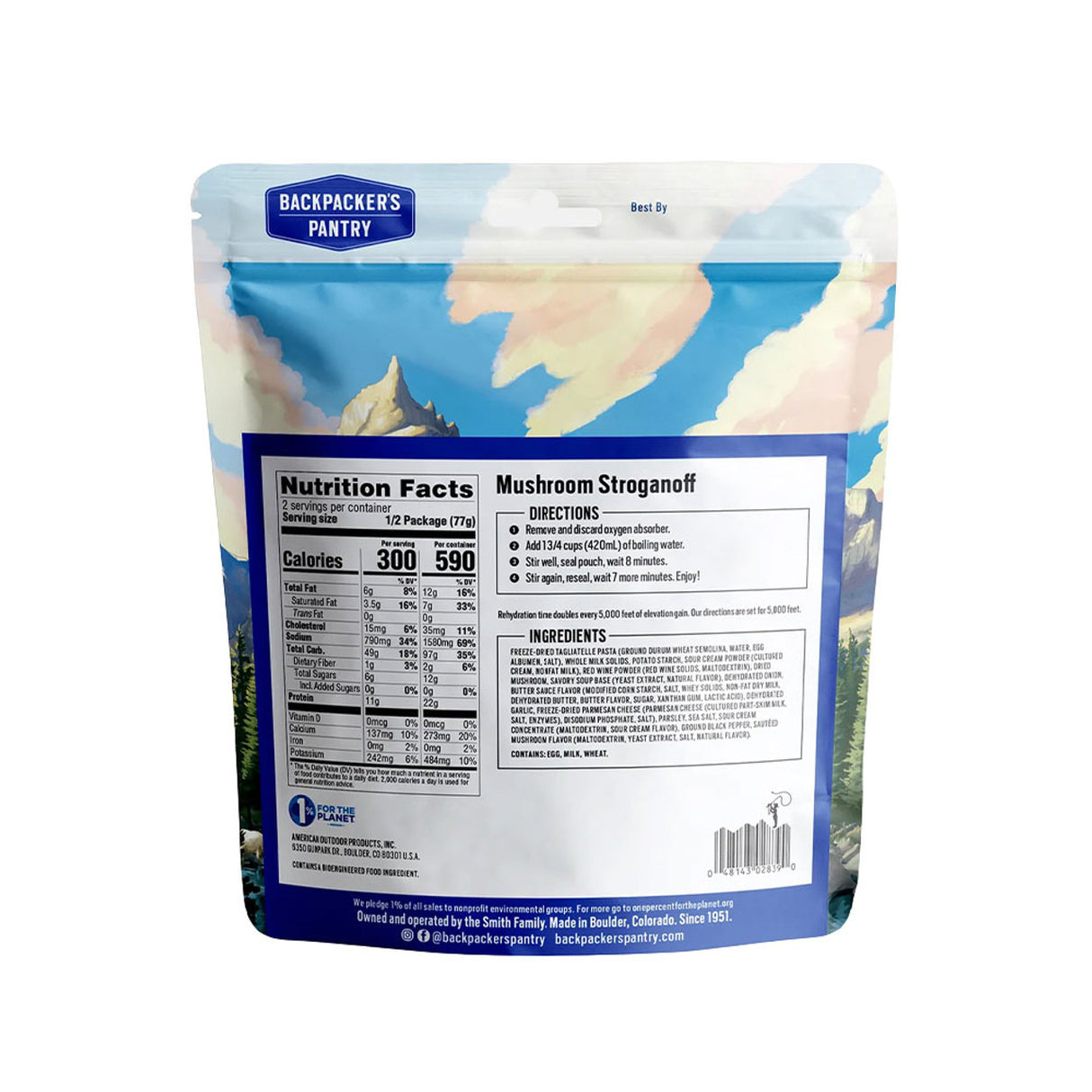 Backpacker's Pantry Mushroom Stroganoff