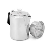 GSI Outdoors Glacier Stainless 12 Cup Percolator with Silicone Handle