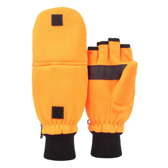 Huntworth Men's Blaze Orange Pop-Top Glove