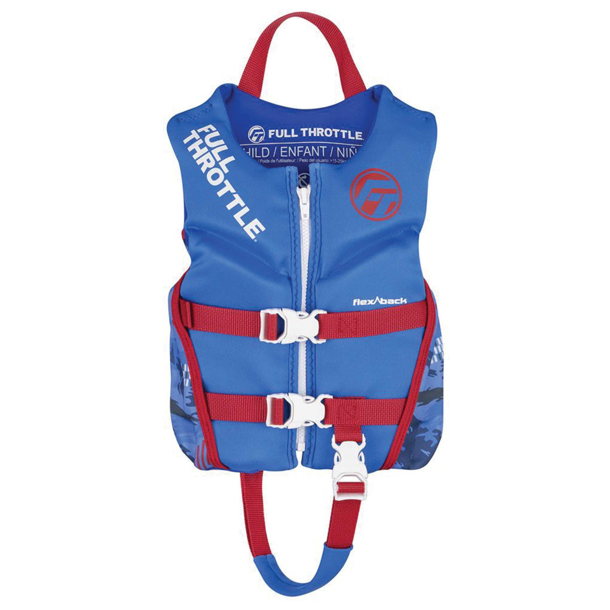 Full Throttle Child Rapid-Dry Flex-Back Life Jacket