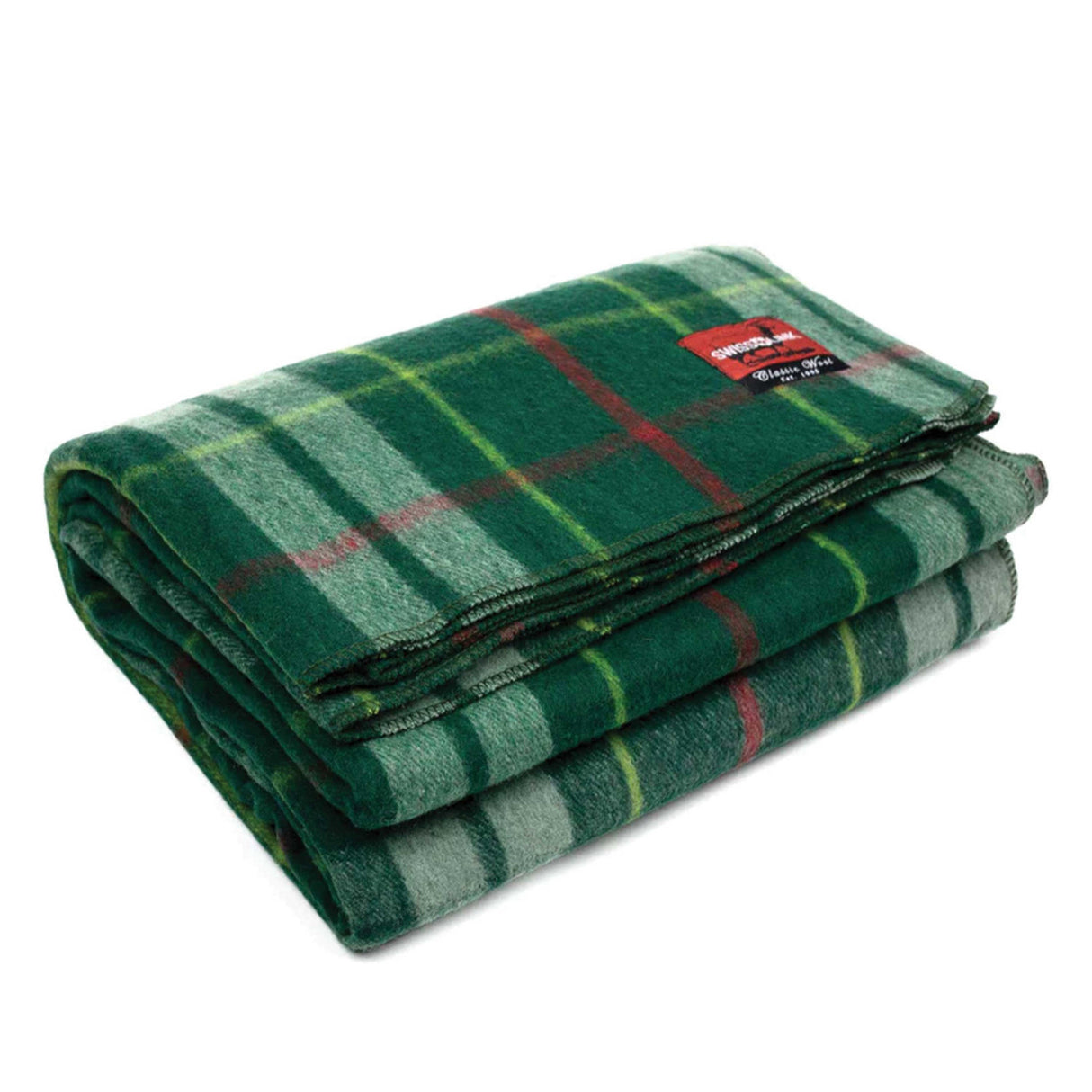 Swiss Link Classic Wool Plaid Blanket