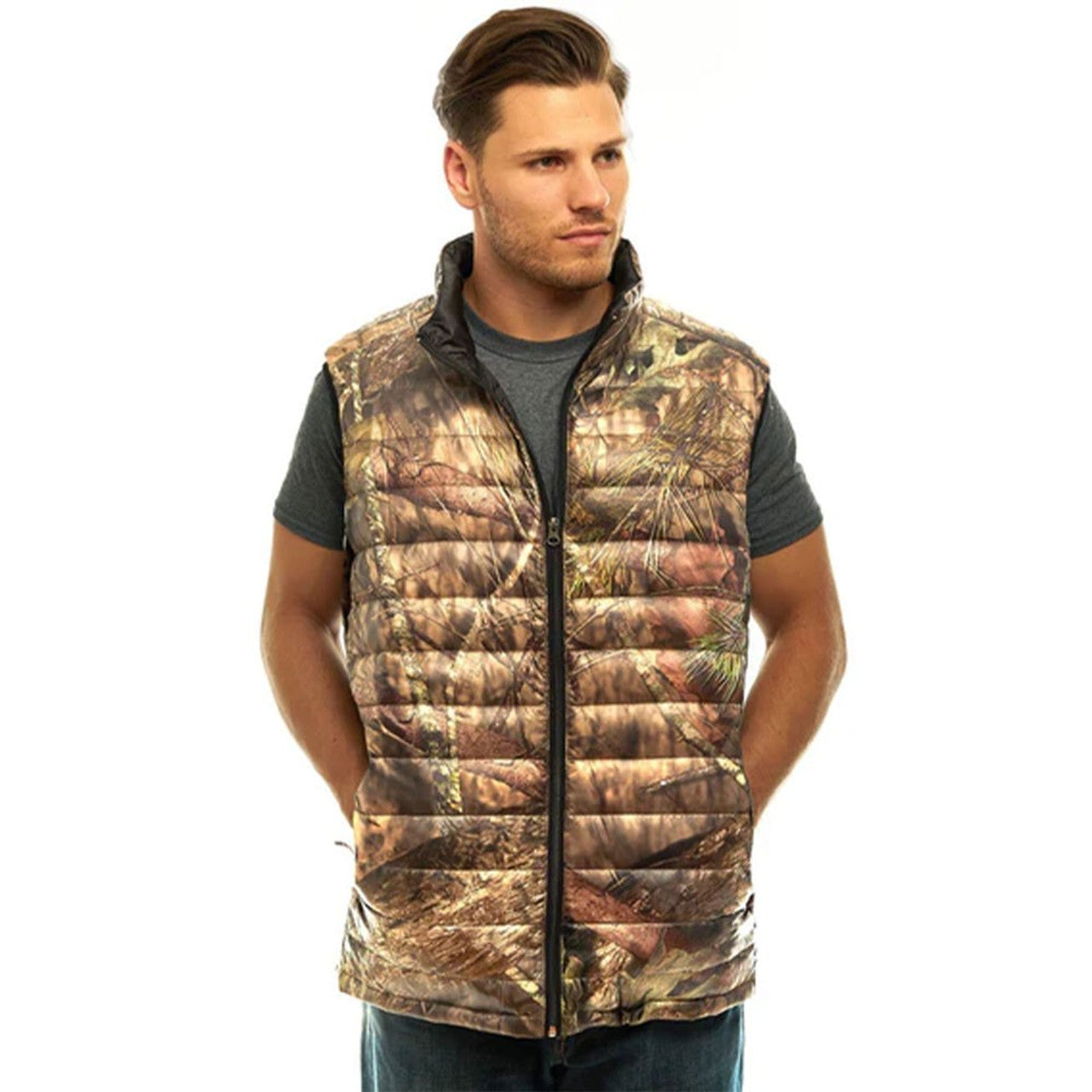 Trailcrest Men's Camo Down Puffer Vest | Sherper's