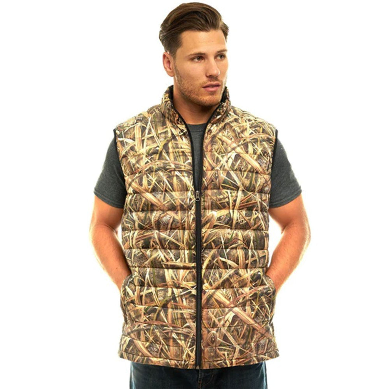 Trailcrest Men's Camo Down Puffer Vest | Sherper's