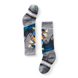 Smartwool Kids' Wintersport Full Cushion Mountain Moose Pattern Over The Calf Socks