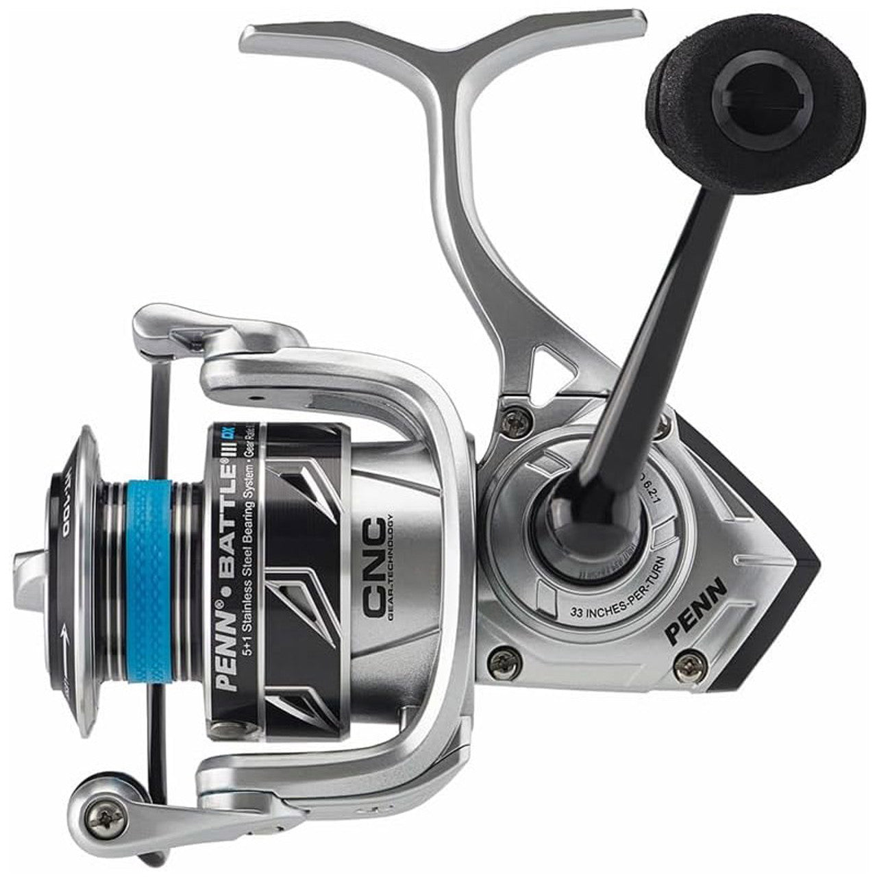 リール PENN Battle 3 2500 Penn Battle III DX 2500 Spinning Reel | Sherper's