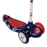Pulse Performance Patriotic Decorate Your Own 3 Wheel Kick Scooter