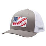 Columbia PFG Mesh Snap Back Fish Flag Ballcap