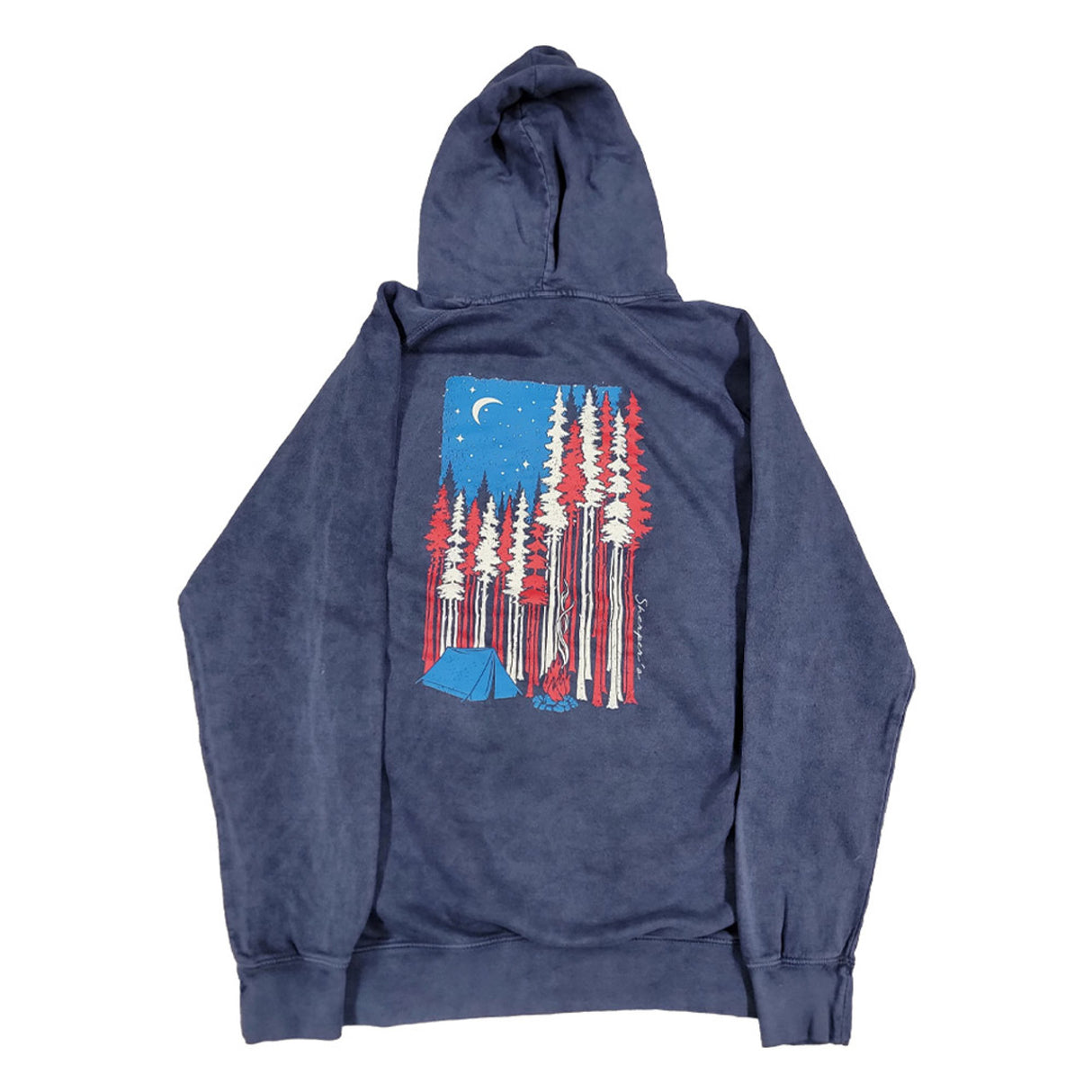Sherper's Unisex American Camping Hoodie