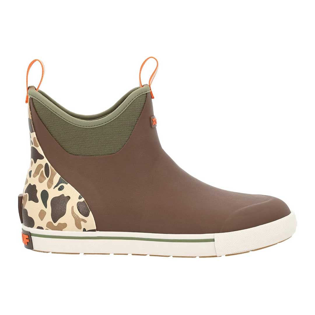XtraTuf Men's Ankle Deck Boot - Bison & Duck Camo
