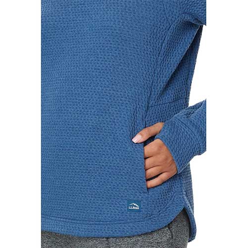 L.L. Bean Women's Ridgeknit Crossneck Pullover