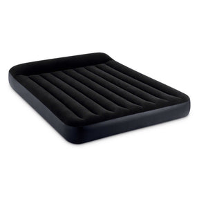 Intex 10-inch Queen Dura-Beam Pillow Rest Classic Airbed with QuickFill Plus Internal Pump