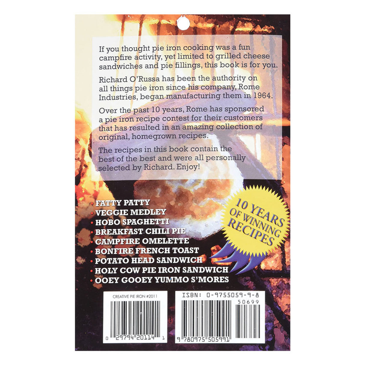 Rome Creative Pie Iron Cook Book