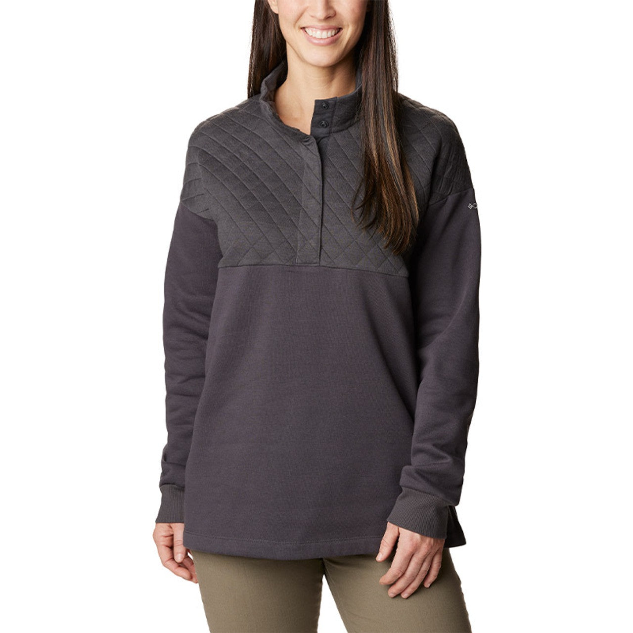 Columbia Women's Hart Mountain Quilted Half Snap Pullover | Sherper's