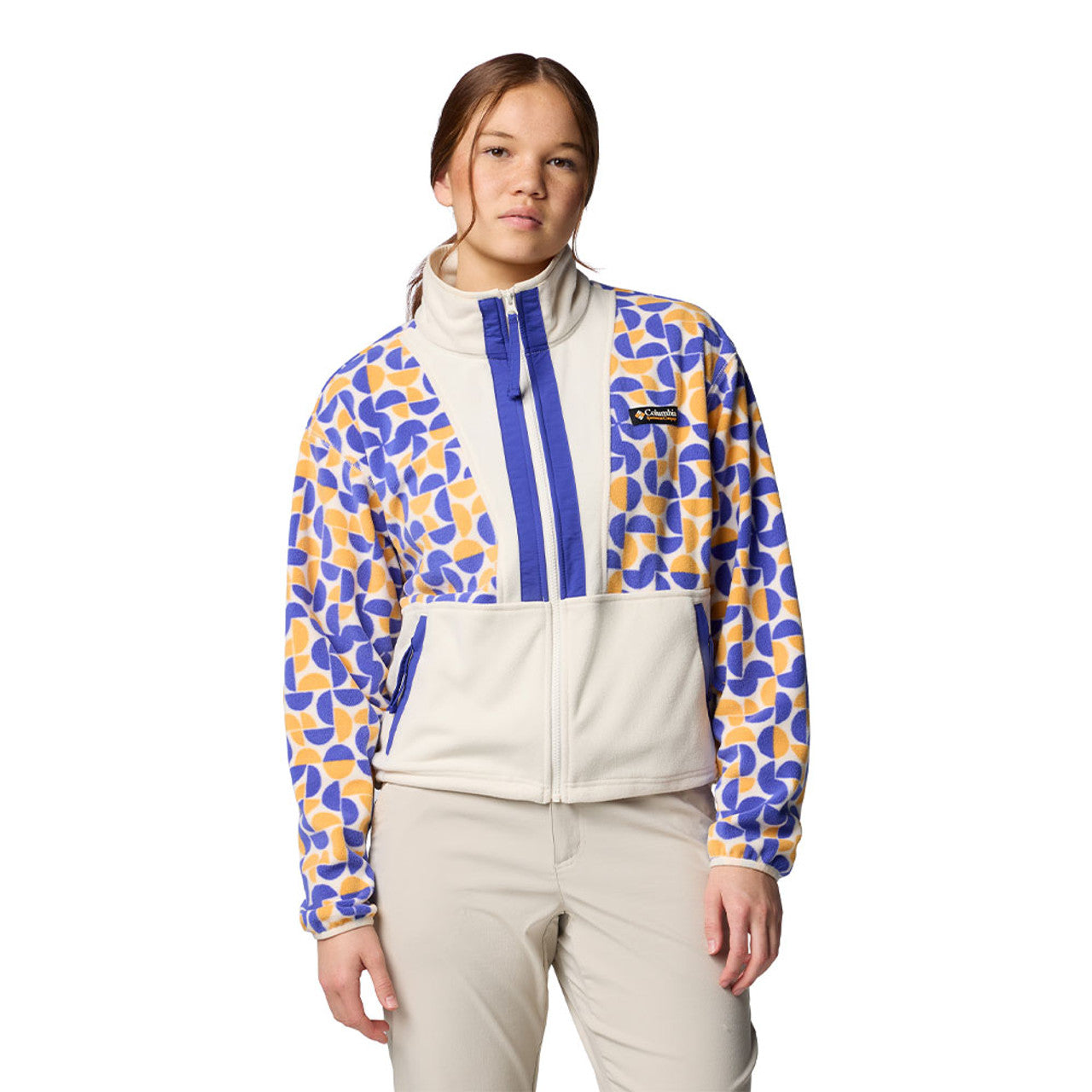 Columbia Women's Backbowl II Printed Full Zip Fleece Jacket
