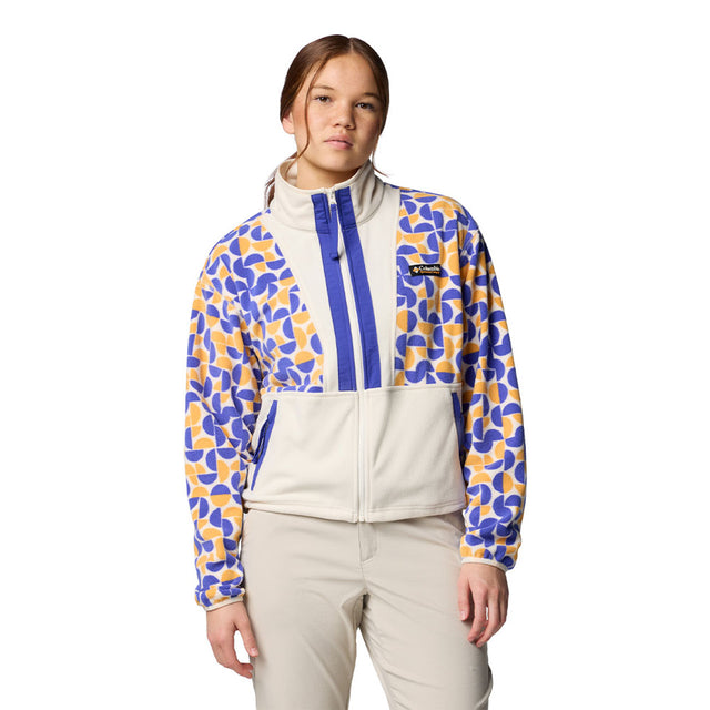 Columbia Women's Backbowl II Printed Full Zip Fleece Jacket