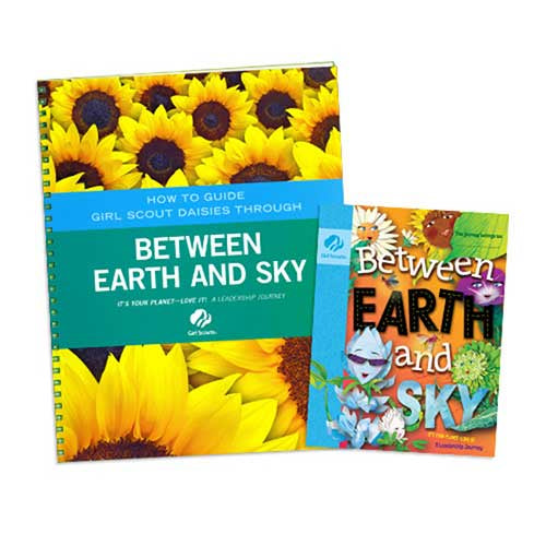 Girl Scout Daisy Between Earth and Sky Journey Book and Adult Guide Set