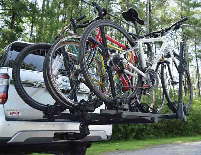 Malone Auto Racks Pilot HM4 - Hitch Mount Platform 4 Bike Carrier