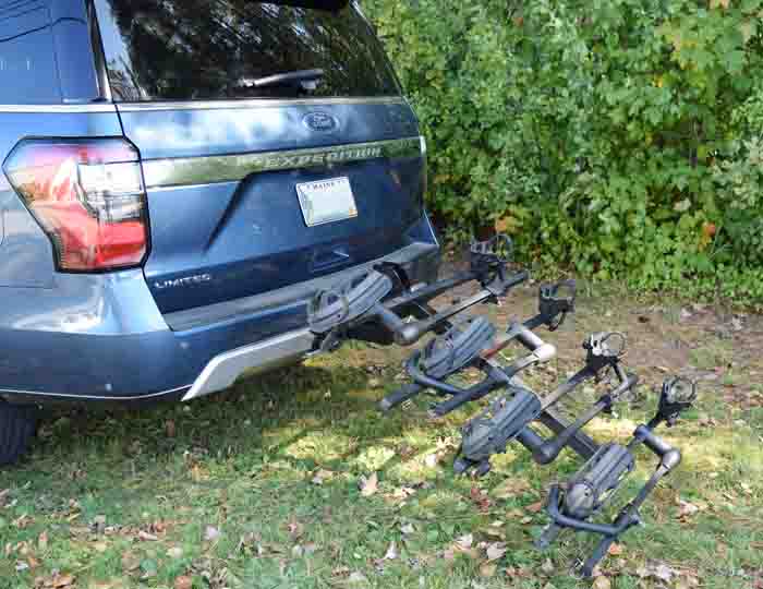 Malone Auto Racks Pilot HM4 - Hitch Mount Platform 4 Bike Carrier