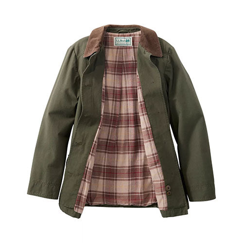 L.L. Bean Women's Adirondack Barn Coat, Flannel-Lined