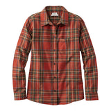 L.L. Bean Women's Scotch Plaid Flannel Shirt, Relaxed
