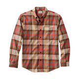 L.L. Bean Men's Scotch Plaid Flannel Shirt, Slightly Fitted