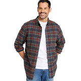 L.L. Bean Men's Scotch Plaid Flannel Shirt, Slightly Fitted
