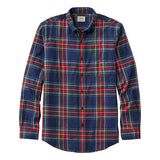 L.L. Bean Men's Scotch Plaid Flannel Shirt, Slightly Fitted