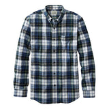 L.L. Bean Men's Scotch Plaid Flannel Shirt, Slightly Fitted