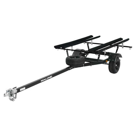 Malone MicroSport Off-Road 2 Kayak Trailer Package with 2 Sets of Bunks & Spare Tire