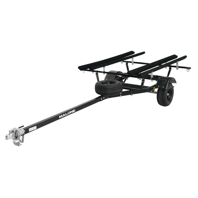Malone MicroSport Off-Road 2 Kayak Trailer Package with 2 Sets of Bunks & Spare Tire
