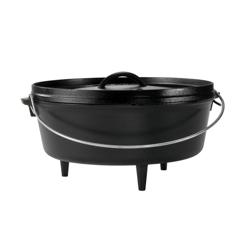 Lodge 12 Inch 6 Quart Camp Dutch Oven