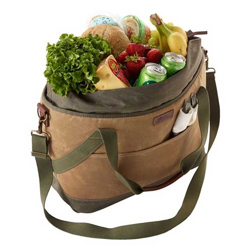 L.L. Bean Insulated Waxed-Canvas Tote - Large