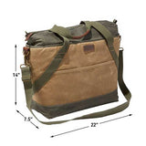 L.L. Bean Insulated Waxed-Canvas Tote - Large