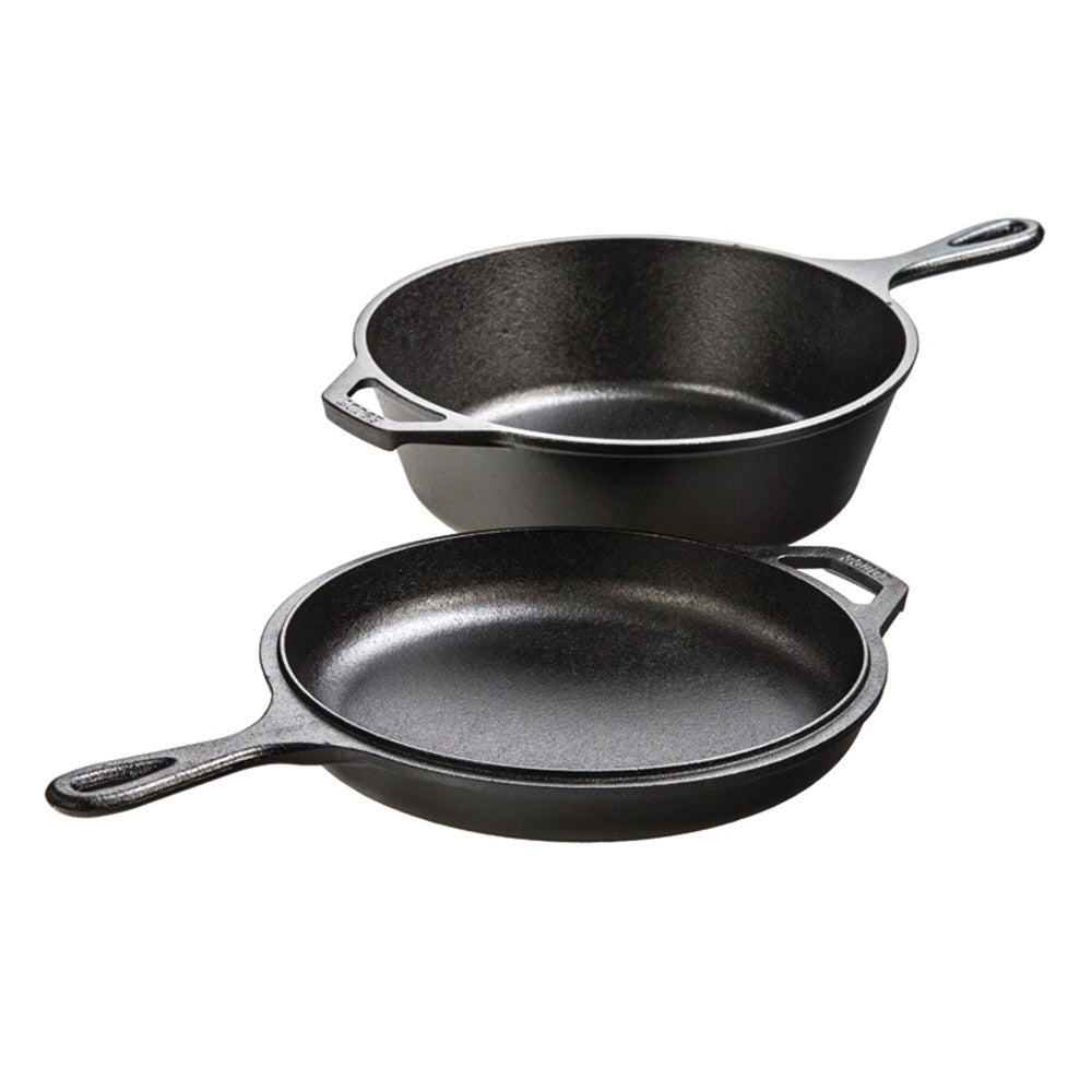 Lodge 3.2-Quart Cast Iron Combo Cooker