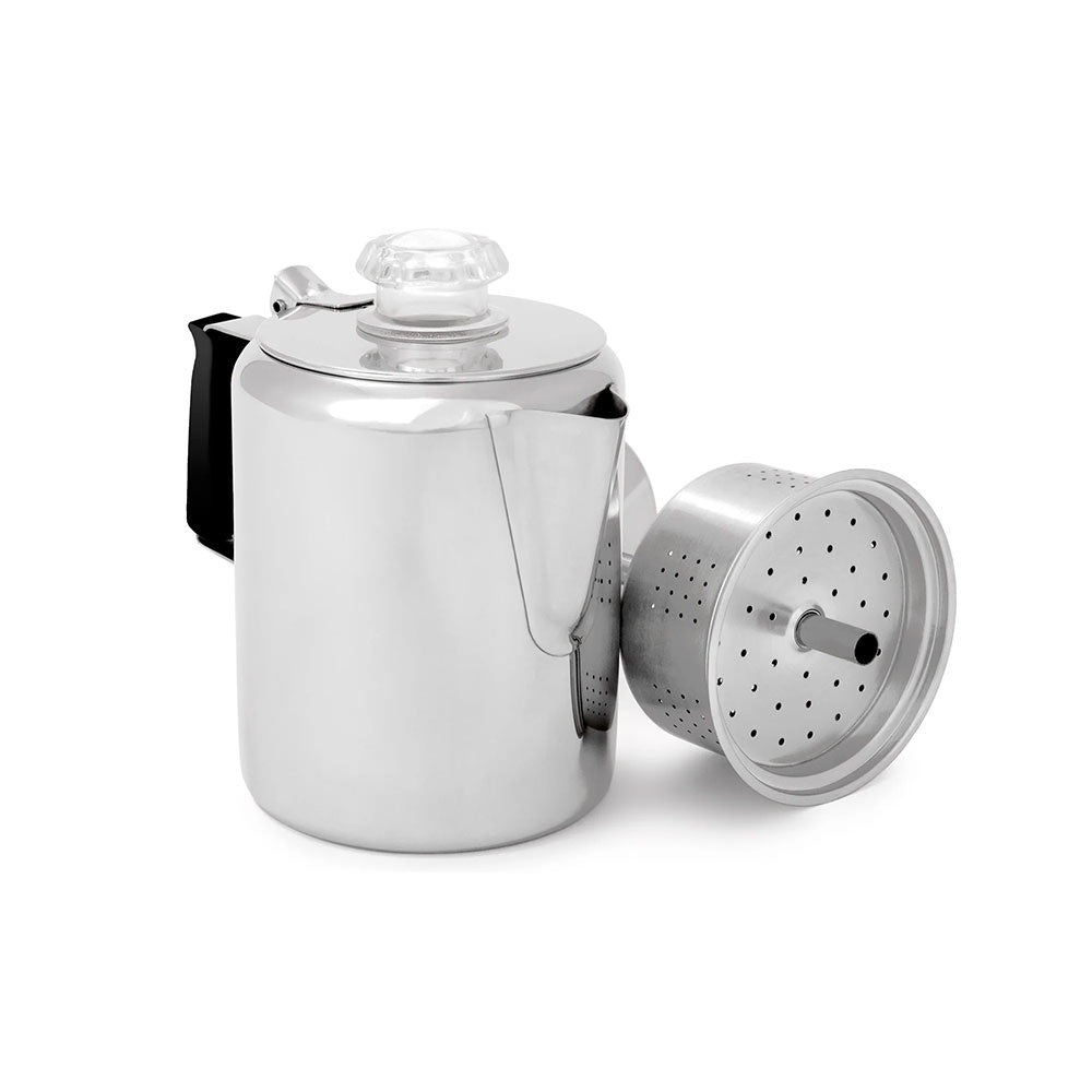 GSI Outdoors Stainless 3 Cup Percolator with Silicone Handle