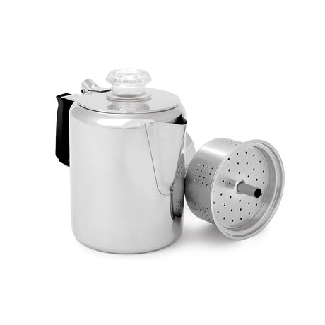 GSI Outdoors Stainless 3 Cup Percolator with Silicone Handle
