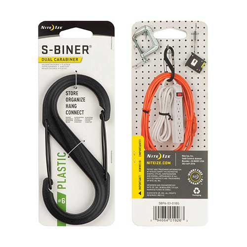 Nite Ize S-Biner Dual Carabiner Plastic Single Size 6