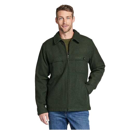 L.L. Bean Men's Maine Guide Zip-Front Jac-Shirt