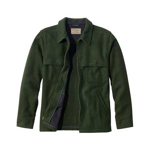 L.L. Bean Men's Maine Guide Zip-Front Jac-Shirt