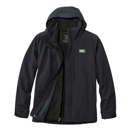 L.L. Bean Men's Bean's Sweater Fleece 3-in-1 Jacket