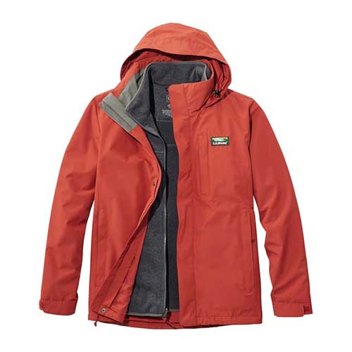 L.L. Bean Men's Bean's Sweater Fleece 3-in-1 Jacket