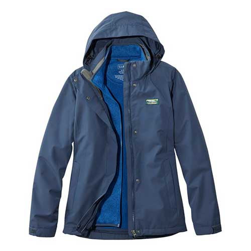L.L. Bean Women's Sweater Fleece 3-in-1 Jacket